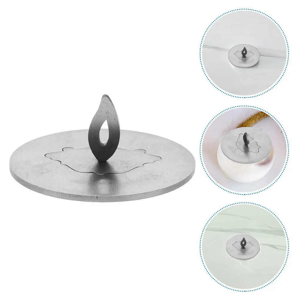 

2pcs Stainless Steel Snuffer Tool Windproof Flame Extinguisher For Jar Candles Care Accessories Decorative Topper