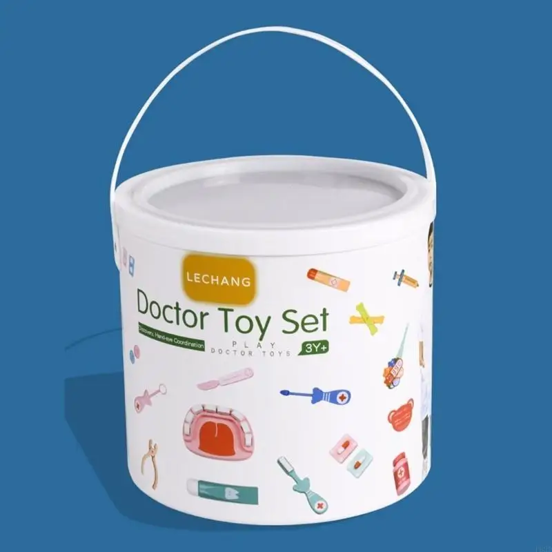 F62D Medical for Kid Doctor Pretend Roleplay Set with Carrying Box