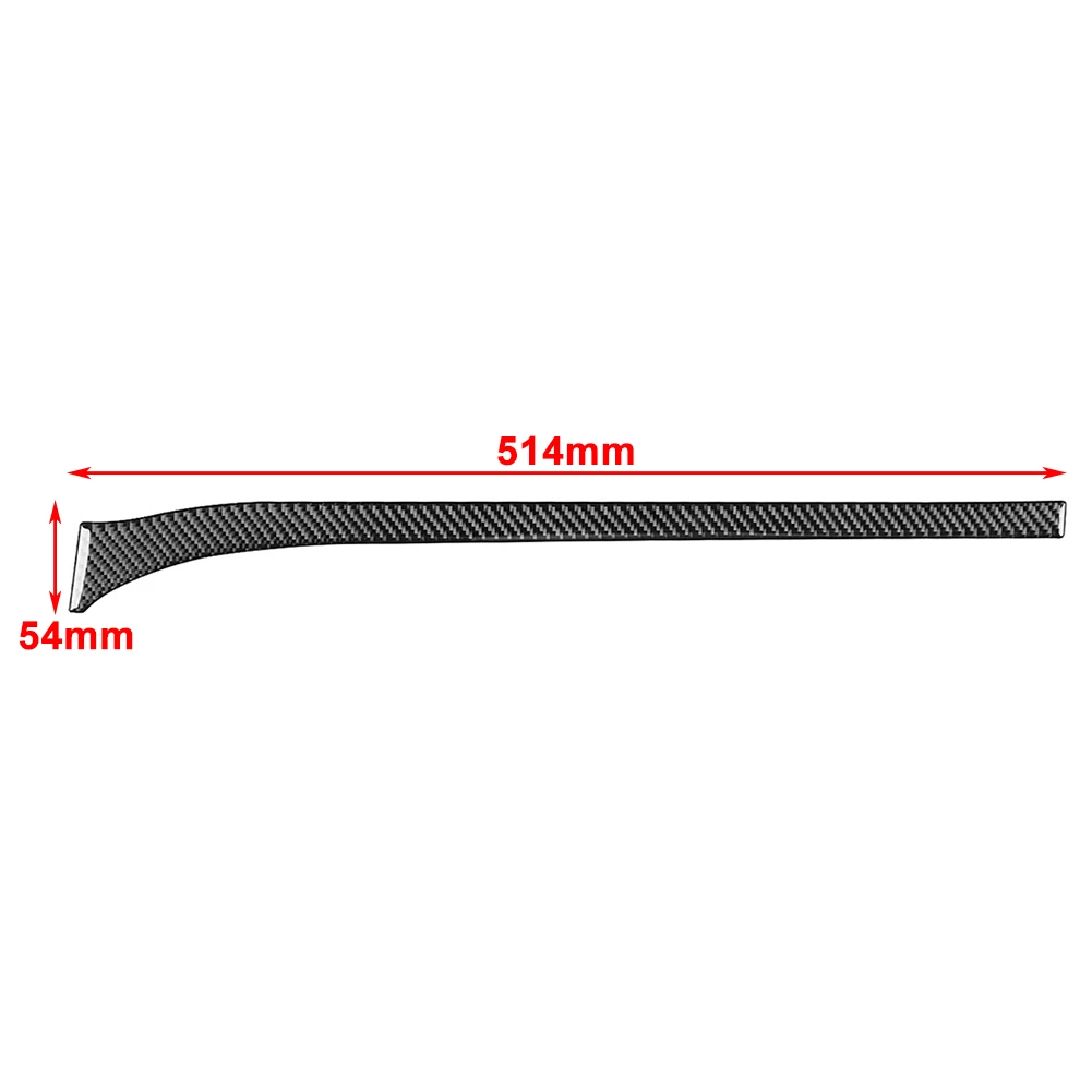 LHD Carbon Fiber Car Co-pilot Dashboard Panel Trim Strip Decoration Sticker For Kia Forte Cerato K3 2019 2020 2021 2022 2023