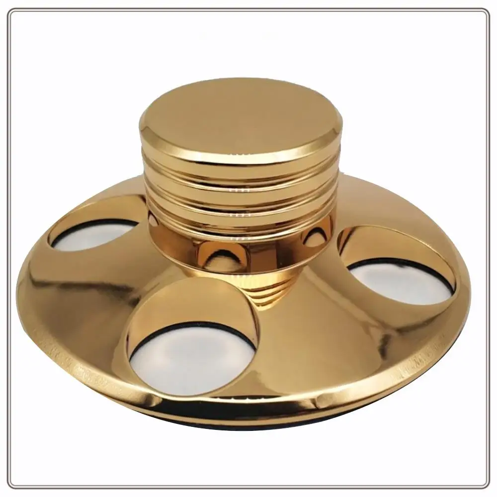 Надежные новые аудио виниловые проигрыватели LP, металлический стабилизатор дисков, проигрыватель пластинок, весовой зажим Hi-Fi, новые виниловые проигрыватели LP, металлические