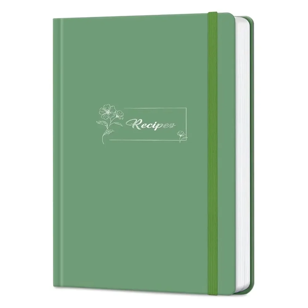 Blank Recipe Book to Write in Your Own Recipes, A5 Blank Recipe Book, Hardcover Recipe Notebook, personalized Recipe Journal