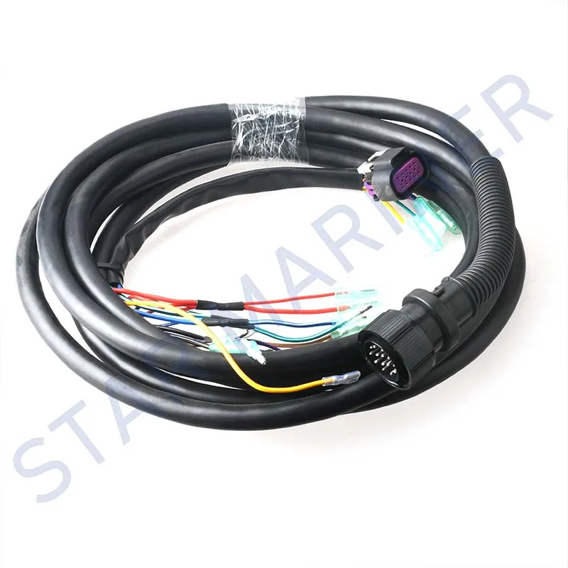 

896536T01 Cable Main Wire Harness for Mercury Outboard Engine 14P Remote Control Box 14 Pins 15FT