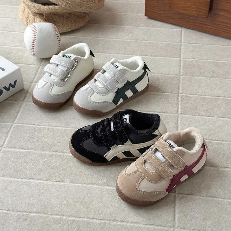 

Детские кроссовки для бега, новинка зимы 209, модная повседневная прогулочная обувь для маленьких мальчиков и девочек, удобная мягкая детская спортивная обувь