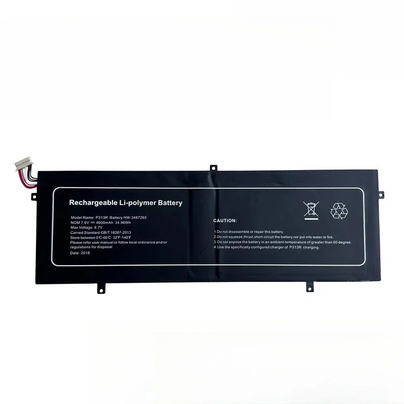 New P313R 3282122-2S Laptop Battery for Jumper Ezbook 3 Pro X3 Trekstore Surfbook A13B PEAQ SLIM S130 W-3687265 3587265P