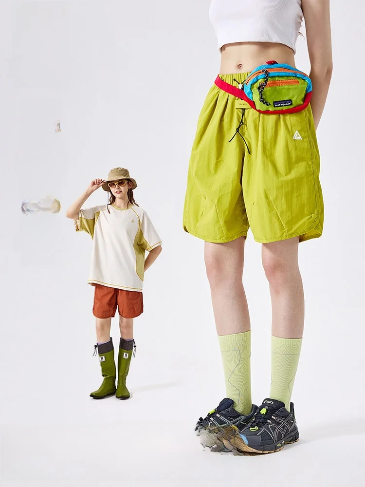 

LAZY DAY TREND Women's Outdoor Qui Dry Sport orts Summer Loose Breathable Casual Five-Quarter Length Pants