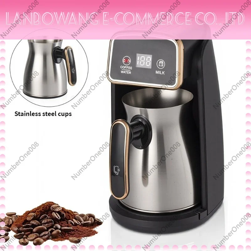 Electric Coffee Pot Stainless Steel Cup Turkish Coffee Maker Tea Maker Hot Milk Warmer