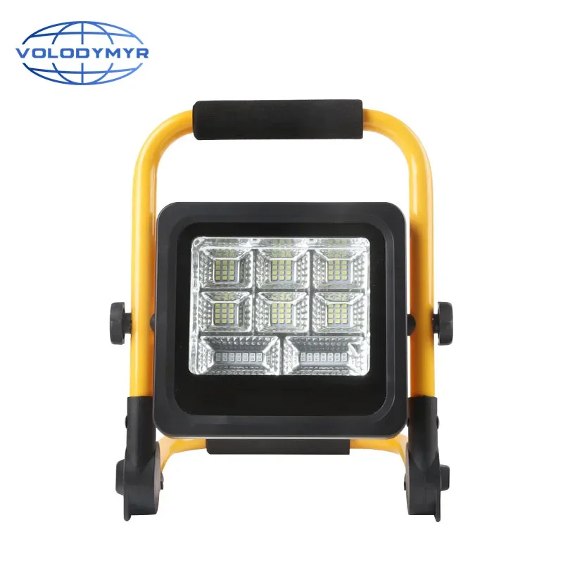

VOLODYMYR LED High Power Portable Solar Rechargeable Floodlight Mobile Outdoor Emergency Lighting Floodlight FS2 for Car Repair