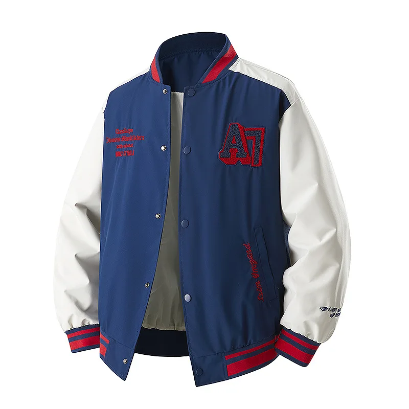 

Men's Spring/Autumn 2025 New Color Loose Fit Versatile Comfortable Baseball Jacket Trendy Brand