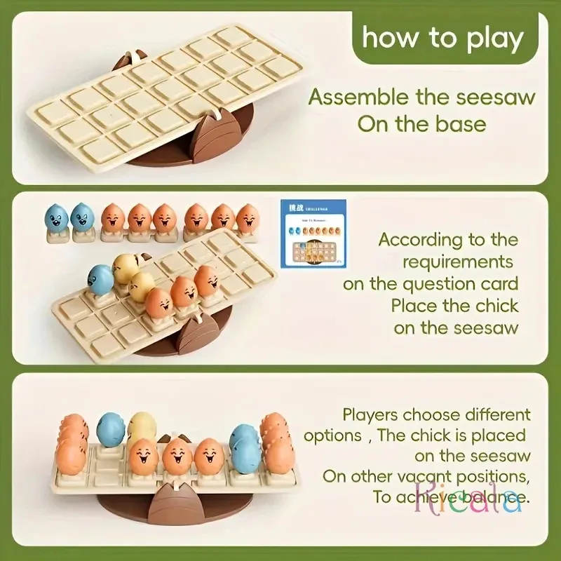 Leuke Kip Balans Bordspel Tellen Leuke Wiskundespellen Kinderen En Familie Entertainment Puzzelspel STEM Leren Speelgoed