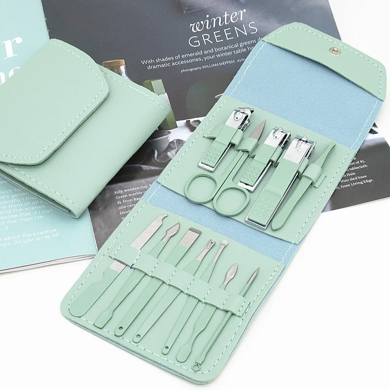 Ensemble d'outils de coupe d'ongles portables, beauté et amélioration des ongles, acier inoxydable domestique, outil de classement rapide