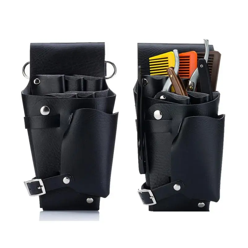 Multi-Functional Hairdressing Tool Storage Bag Hair Clip Comb Scissors Waist Bag Salon Barbershop Hairdresser Belt Bag Supplies