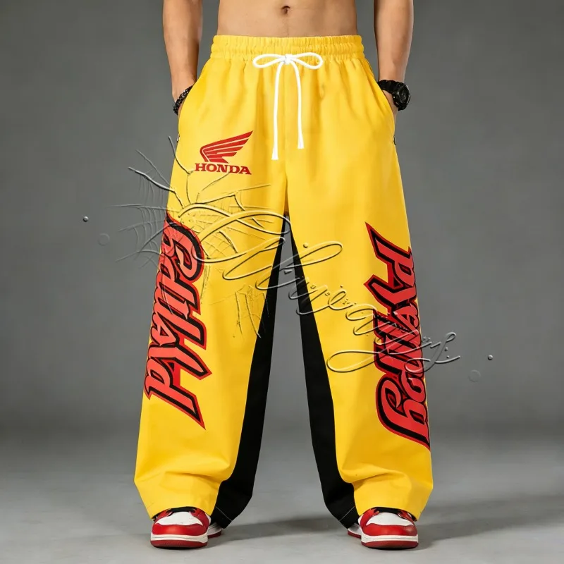 

Новые дышащие брюки Honda HRC 2026 для мотокросса, мужские, для бездорожья, с защитой от солнца, модные, в стиле ретро