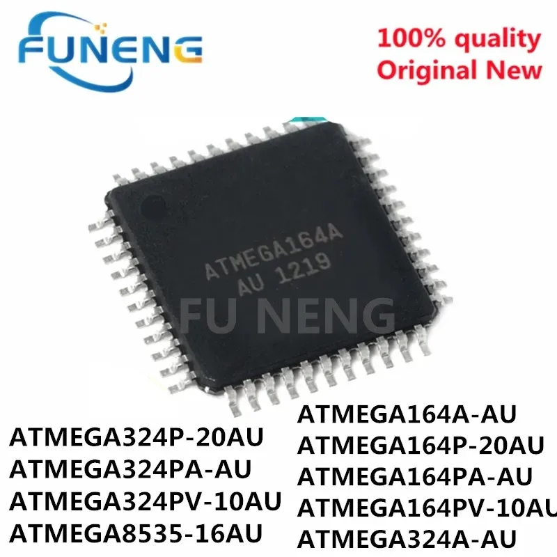 ATMEGA164A-AU ATMEGA164P-20AU ATMEGA164PA-AU ATMEGA164PV-10AU ATMEGA324P-20AU ATMEGA324PA-AU ATMEGA324PV-10AU ATMEGA8535-16AU IC