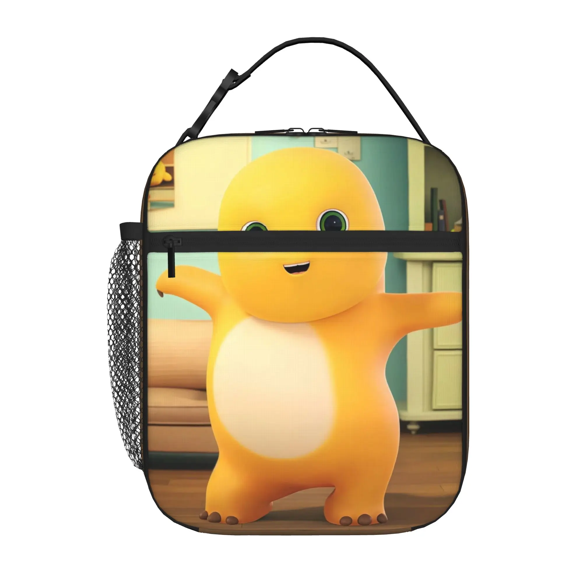 1 Piece For Students Food Container cartoon Portable Pocket Nailoong Zipper Closure Aluminum Foil Food Pouch For Travel