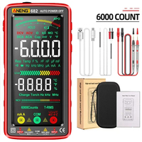 ANENG Tester Tools for Electrician 681 682 Smart Multimeter Big Color Screen AC/DC Ammeter Voltage Tester Rechargeable Ohm Diode