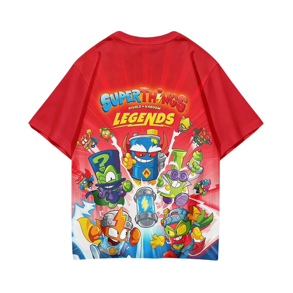SuperThings Children's T-shirts 3D Cartoon Print T Shirt Cool Boys Fashion Girls Short Sleeve Kids Casual Tops Summer Clothing - view 4