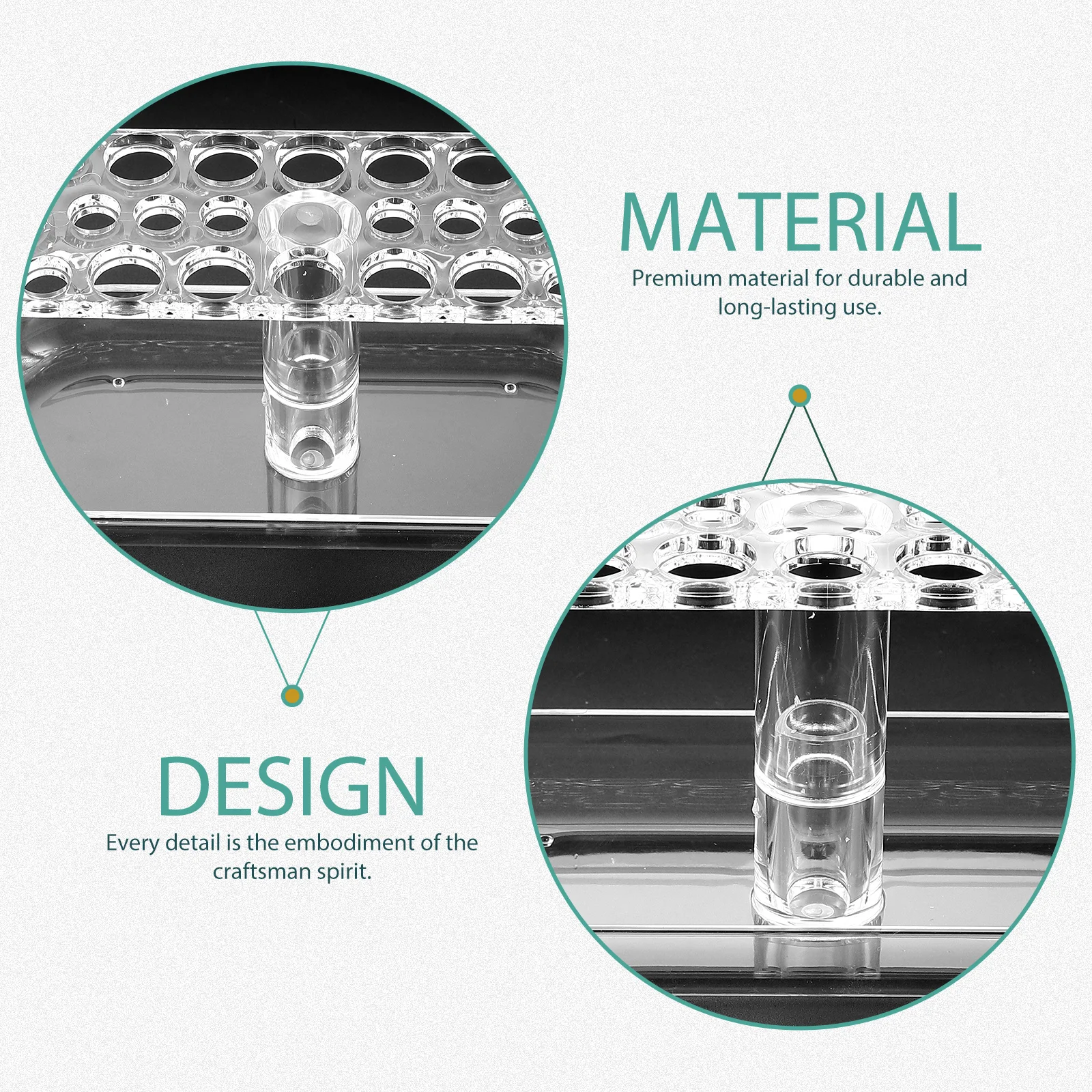 

Acrylic Makeup Brush ganizers Eyebrow Pencil St Desktop Container Multi Grid Storage Rack Household Long Lasting Durable Scratch