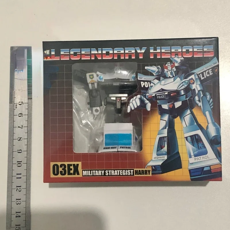 NEWAGE-Figurine TransDevices à Petite Échelle, Modèle NA H3 H3EX H3T Harry, Voiture de Police Autobot, Idéal comme Cadeau, en Stock