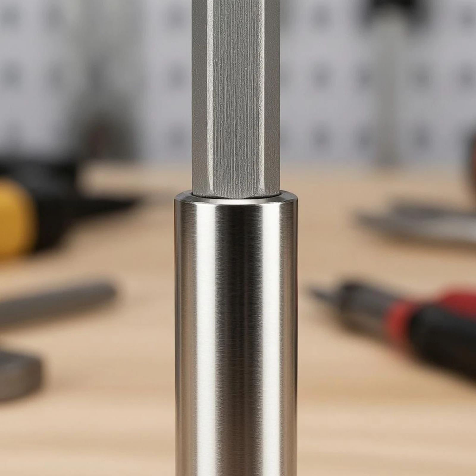 3 Pieces 150 Mm Self-Locking Drill Extension Bar Knurled Grip 100 Mm Rapid-Switch Drill Extension Bar