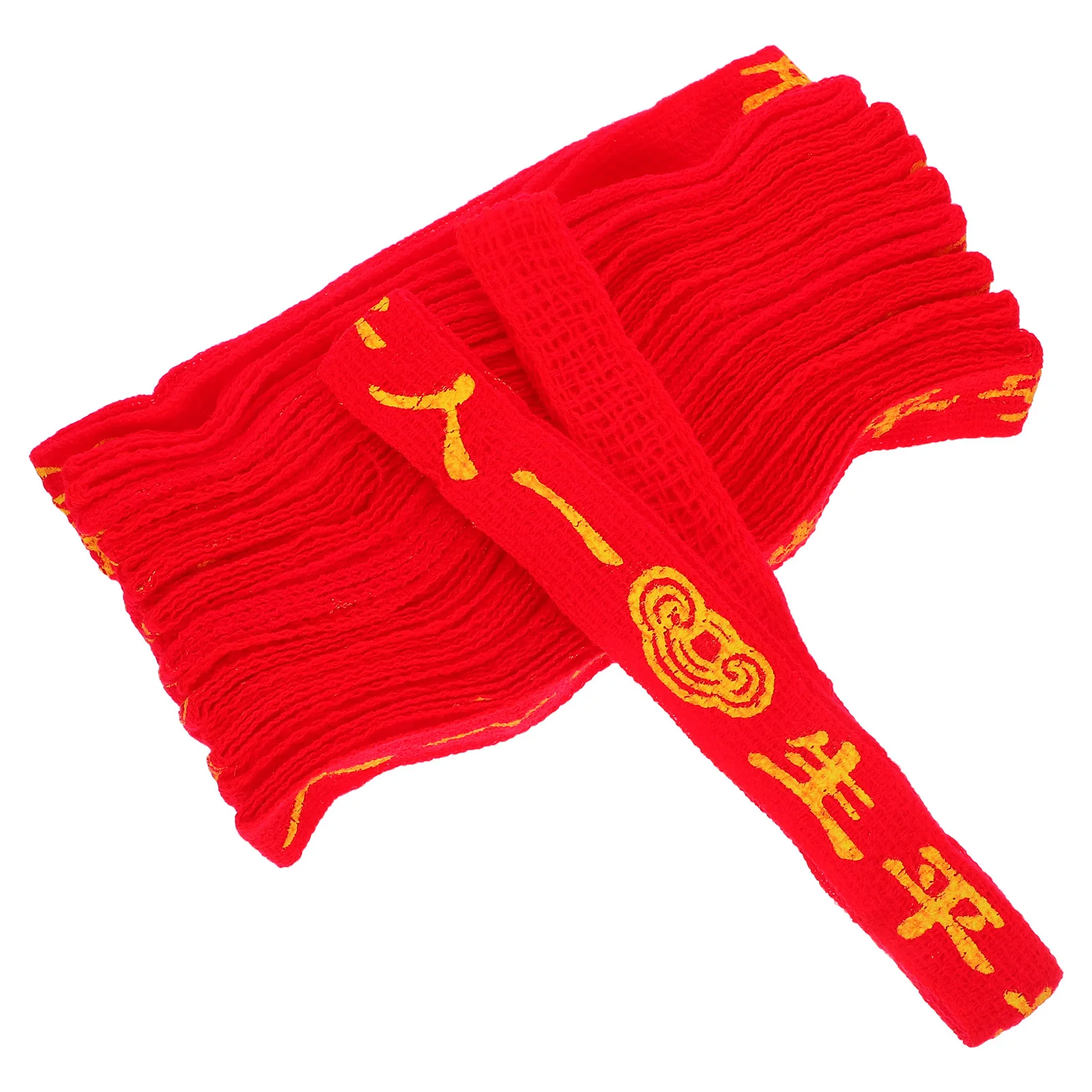 20 قطعة حزام خصر أحمر للرجال والنساء التقليدية المنسوجة محظوظ فنغ شوي حبل وشاح حزام خفيف الوزن لفستان الجينز الأحمر حماية