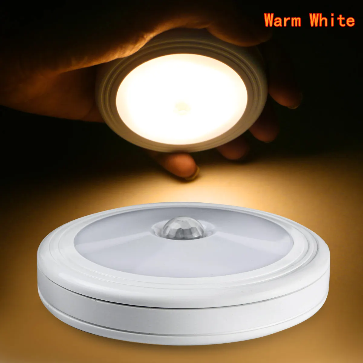Battery LED Night Light Motion Sensor Night Lamp For Closet Cabinet Drawer Cupboard Kitchen Night Light Lamp Battery Power