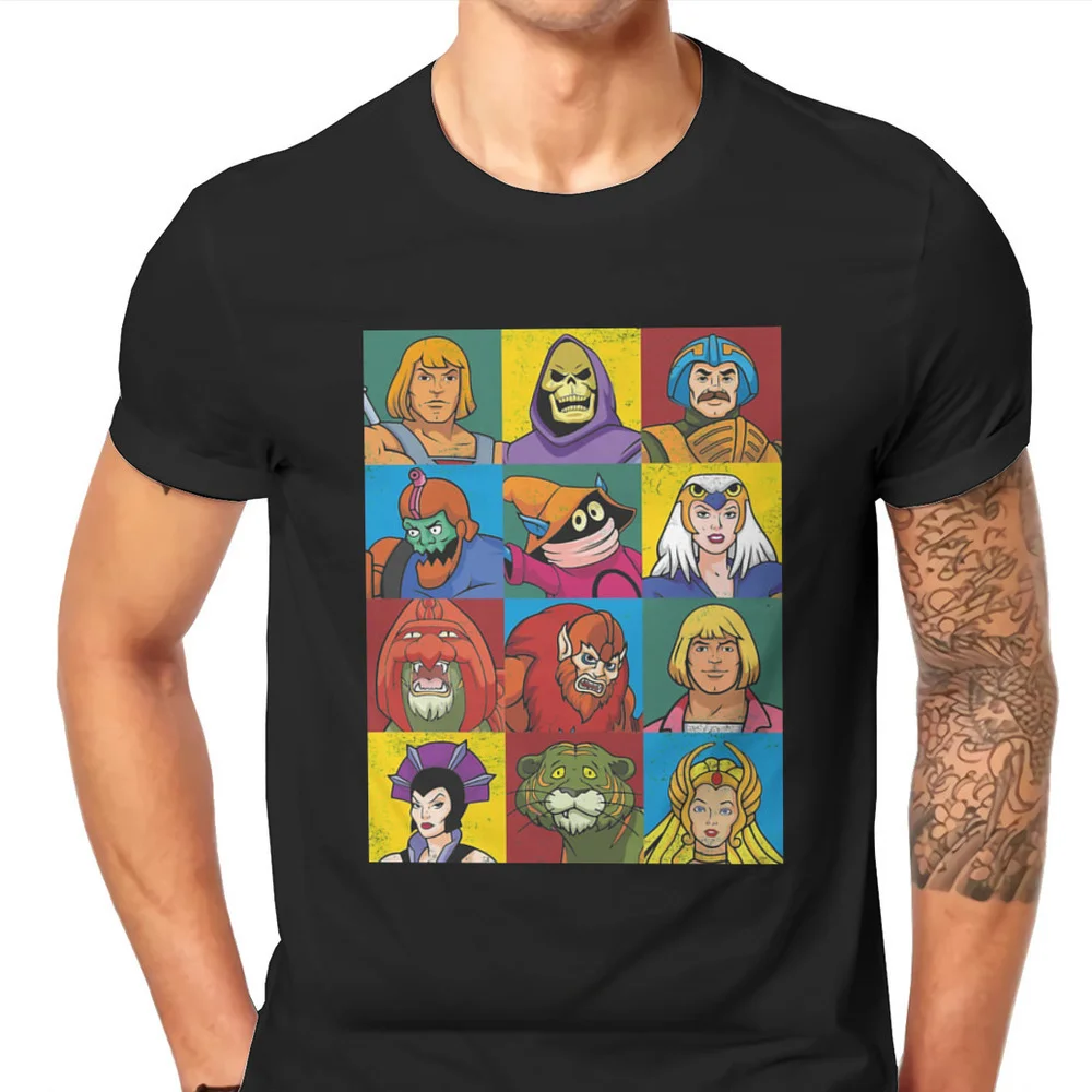 He-Man And The Master Of The Universe Battle Cat Grayskull Anime Tees Cotton TShirts Friends Distinctive Homme T Shirt Tops