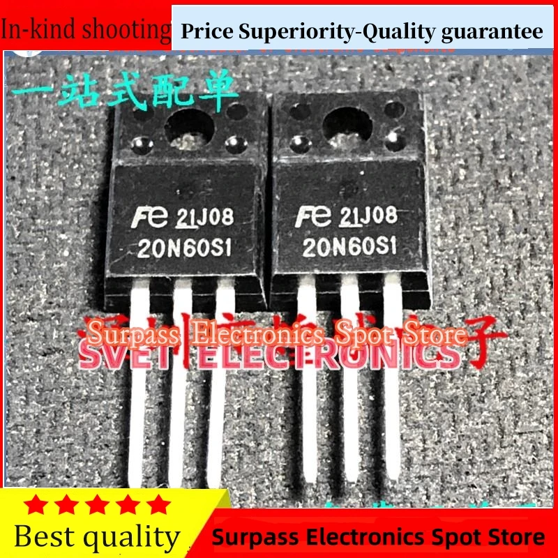 

10PCS-50PCS 20N60S1 FMV20N60S1 TO-220F 600V 20A Original Fast shipping