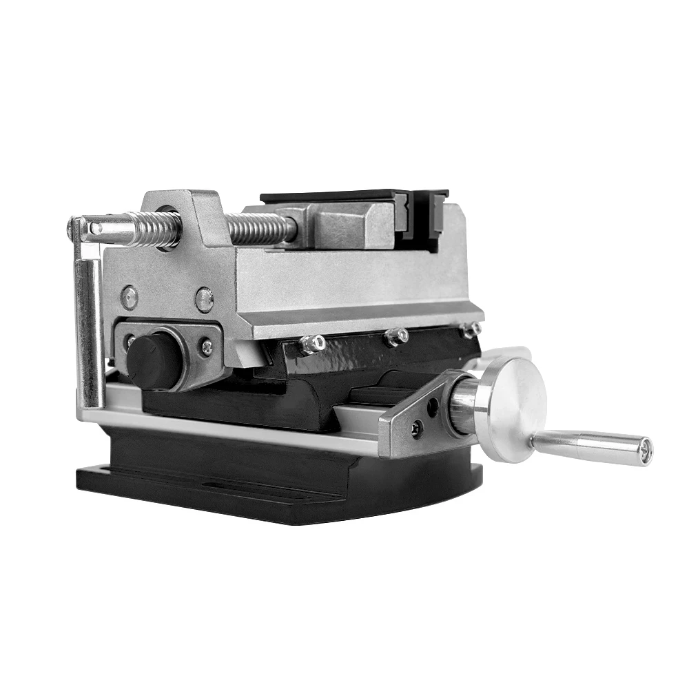 Allsome BG-6368 3-inch Cross-Sliding Vise with Compound Slide for Mill and Drill Press,Cross Slide Drill Press Vise