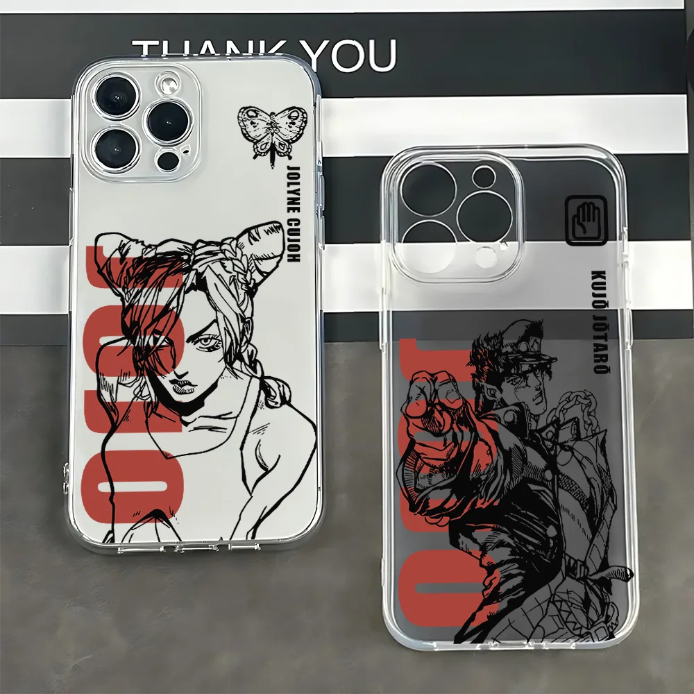 Чехол для телефона JoJo's Bizarre Adventure для Xiaomi Redmi Note K60 13 12 12C 11 10 10C 13C 10X 9 K50 9T Pro Plus Ultra 4G 5G Прозрачный