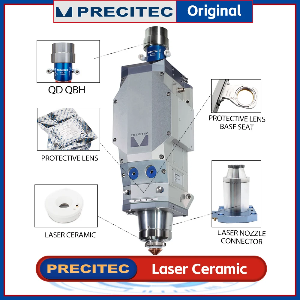 الأصلي Precitec الليزر السيراميك D28 M11 D31 M11 D17.1 M6 حامل فوهات الليزر ل Precitec Procutter Lightcutter قطع الرأس #2