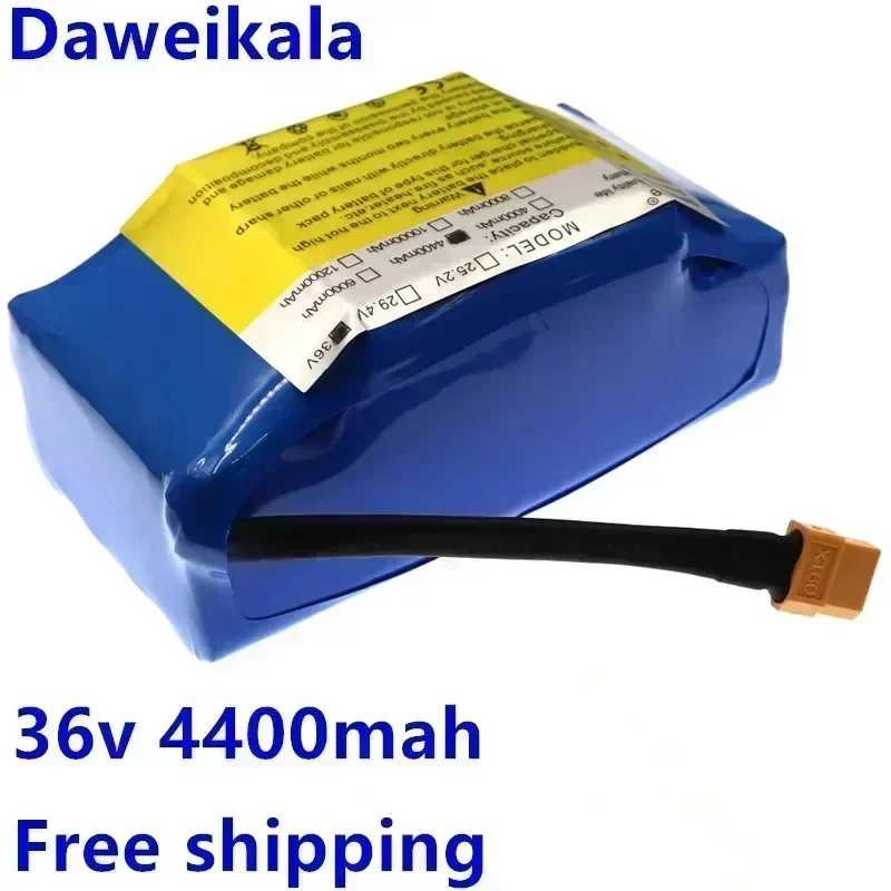 🔋 36V Superior Lithium-ion Rechargeable Battery 4400 MAh 4.4AH Lithium-ion Battery For Electric Self-suction Hoverboard
