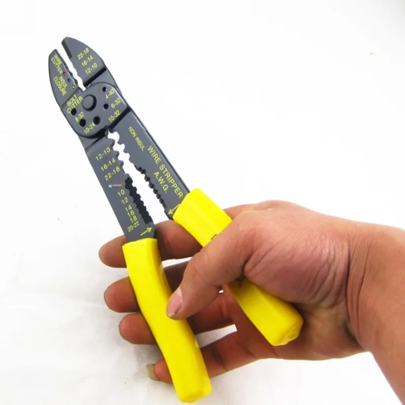 

9-дюймовые клещи для зачистки и обжима проводов 84-223/84-253, многофункциональные клещи для разрушения болтов, обжимные клещи