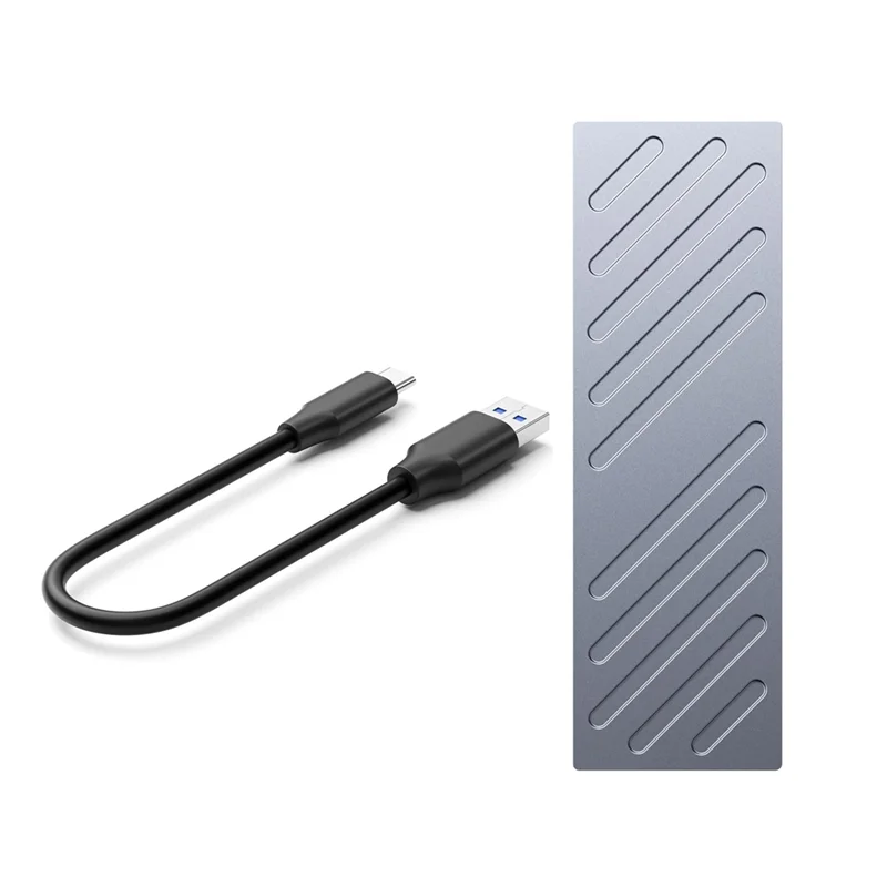 

ULBS M. 2 к USB 3.2 Gen2 10 Гбит/с SSD-корпус для SATA M2 Портативный внешний USB-C без инструментов