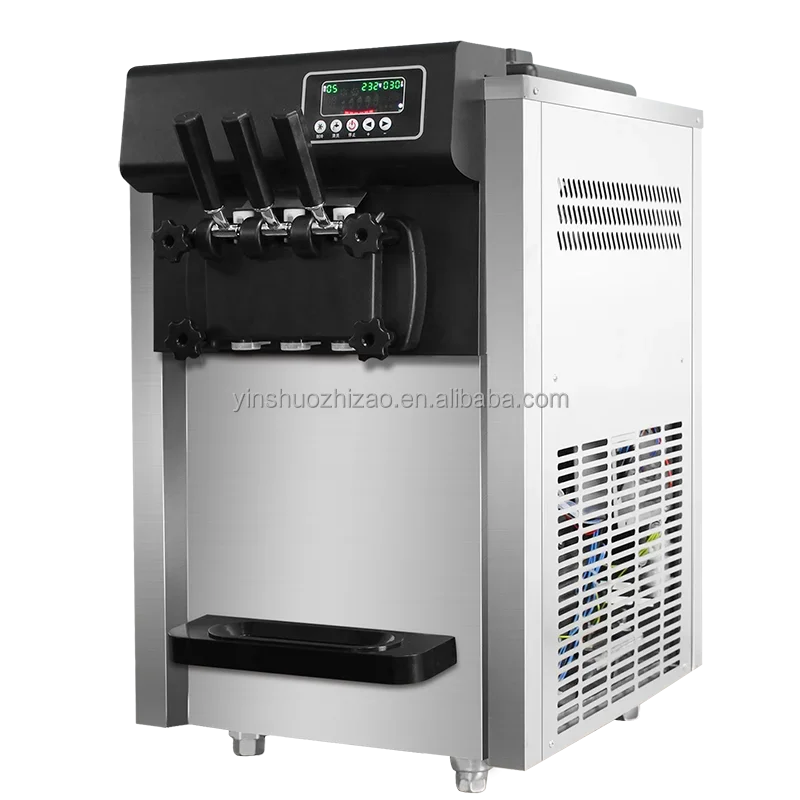 top quality ice cream soft cheap price 3 favors homemade commercial restaurant serve ice cream machine