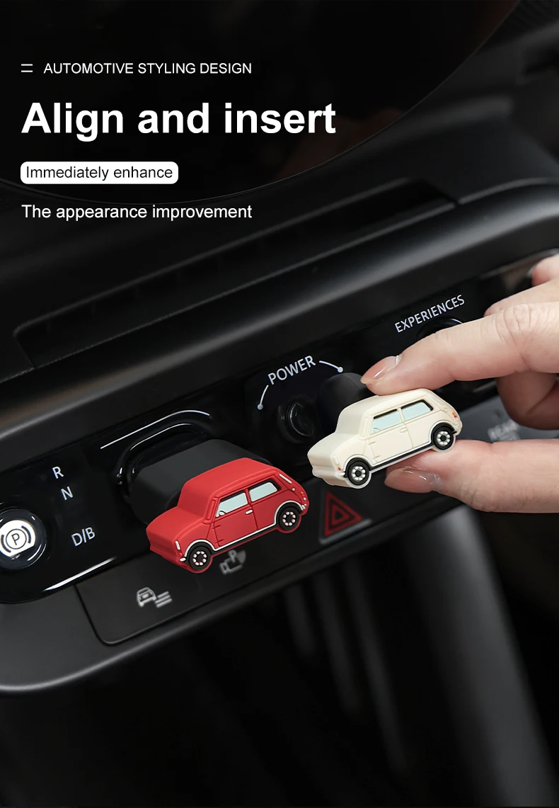 Silikon-Schutzabdeckung für die Mittelkonsole des Mini Cooper J01 F05 F65 F66 U25 F67, Zierstück für den Start-Stopp-Knopf – Detail 9