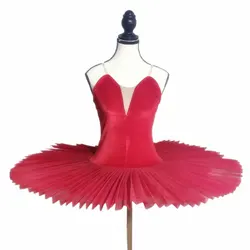 Ballet Skirt Tutu Velvet Top For Children Adult Dance Performance Costumes Female Pancake Swan Lake Dress