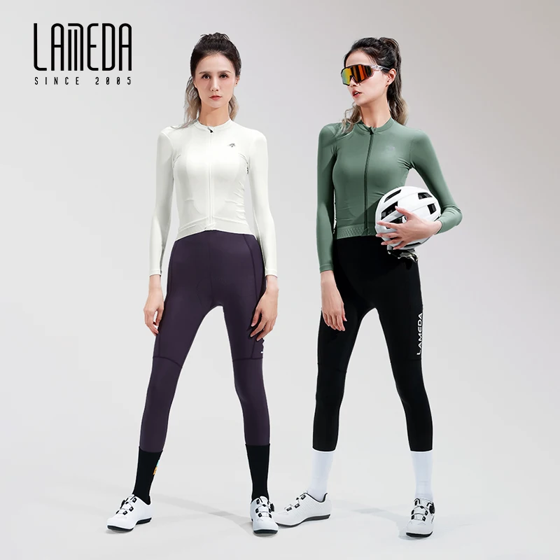 Lameda Cycling Jersey Quick-drying Women Long Sleeves Upf50+ Breathable Road Bike Top Clothing Cycling Clothes For Women