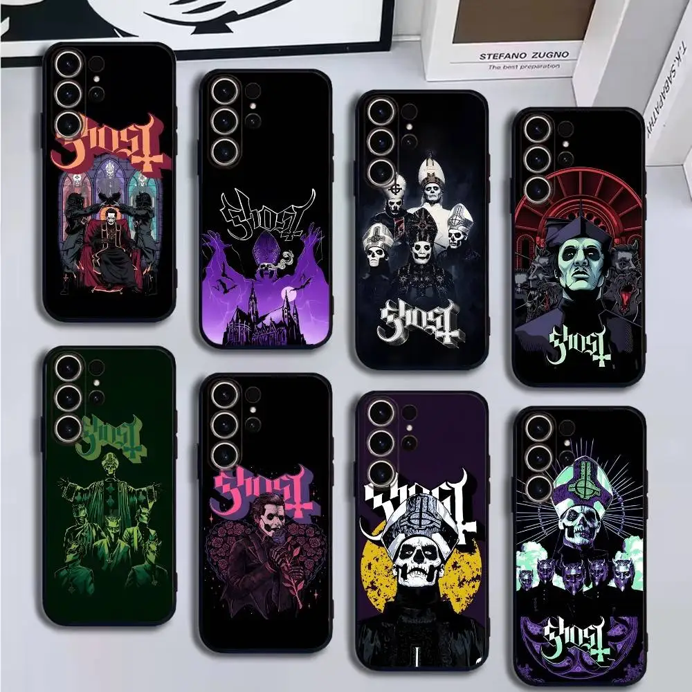 

Rock Band G-GhostS Phone Case For SamsungS25,24,21,22,23,30,Ultra,20,Plus,Fe,Lite,Note,10,9,Soft Black Cover