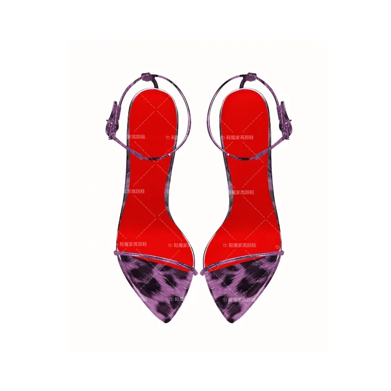 

Новые ультратонкие босоножки на высоком каблуке с острым носком и сексуальным леопардовым принтом для женщин, размеры 33-46 (коллекция 2026 года)