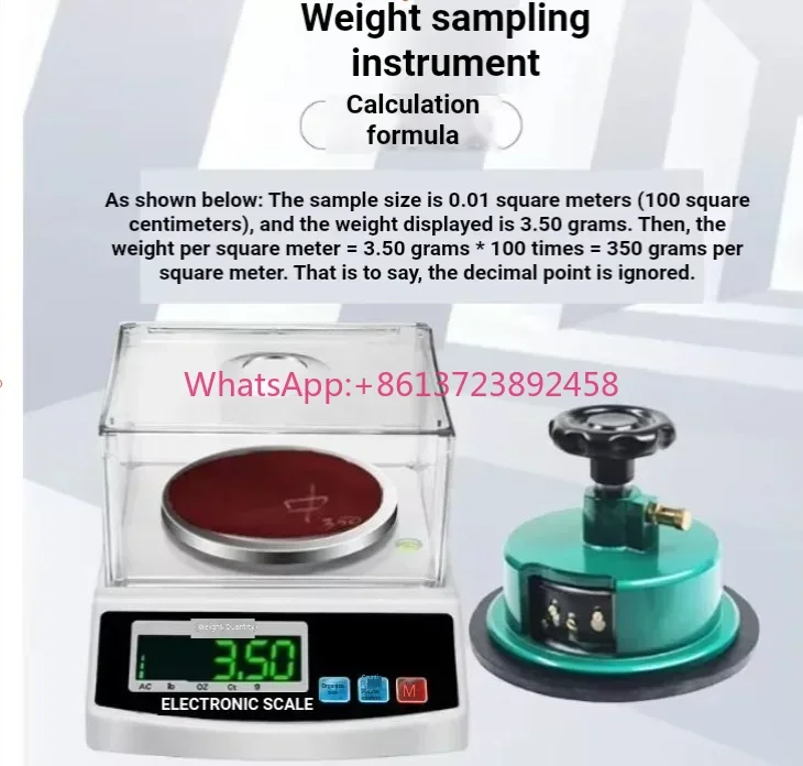 0.01 Gram Weight Meter Textile Gram Weight Sampler Electronic Scale Dials Fabric Paper Electronic Balance Scale