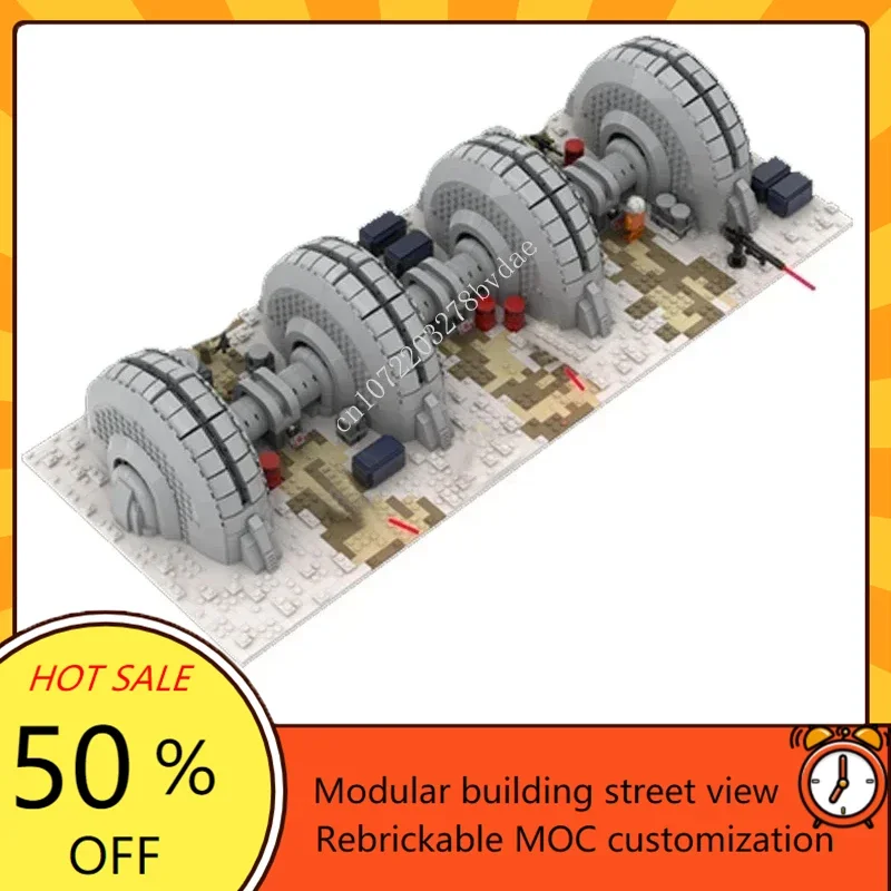 

3397PCS MOC Space Battle Series Hoth Shield Generators Model Custom Puzzle Technology Education DIY Assembly Toys Birthday Gifts