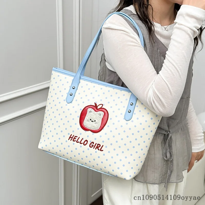 

Fashion Cute Cartoon Shoulder Bag Popular Women Handbag New Trend Large Capacity Commuter Bag Student Laptop Bag Handbag