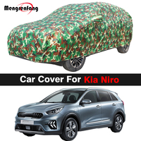 Full Camouflage Car Cover For Kia Niro 2016-2022 Waterproof Auto Sun Shade Snow Rain Wind Protection Cover
