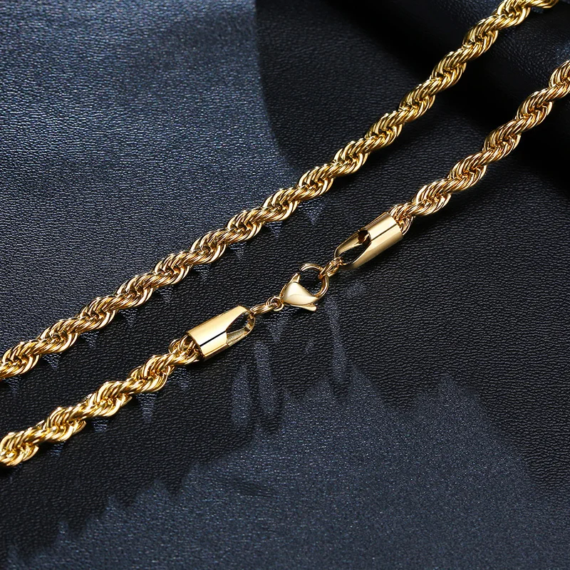 37317-3210b2.jpg Cadena de cuerda de plata de ley 925 dorada unisex