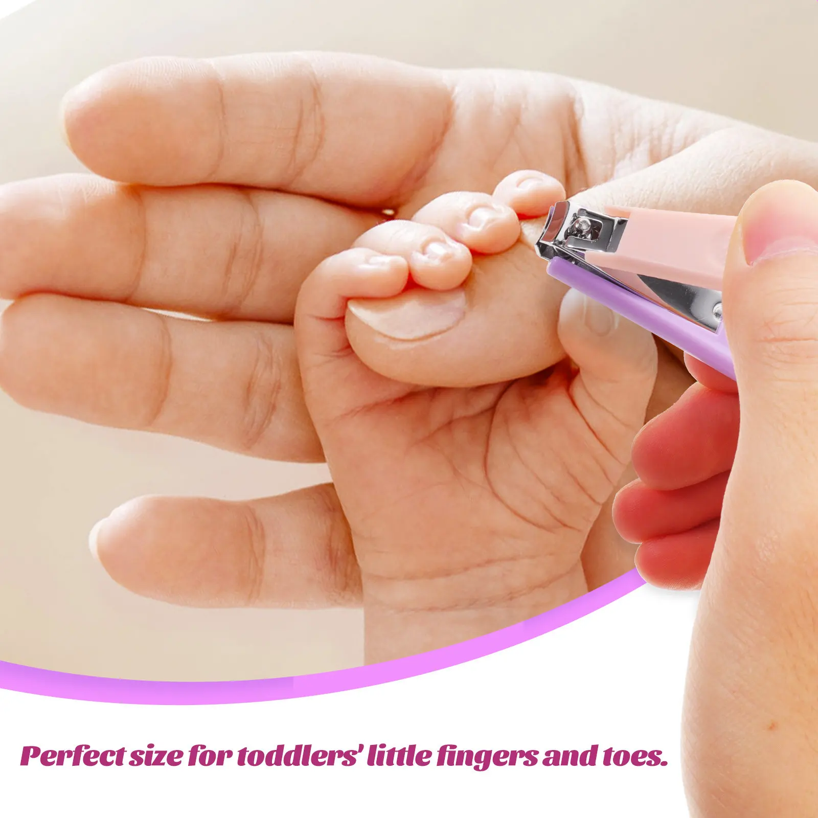 

1 комплект детских ножниц для ногтей, яркий мультяшный дизайн, лезвия из нержавеющей стали, набор для ухода за новорожденными и младенцами