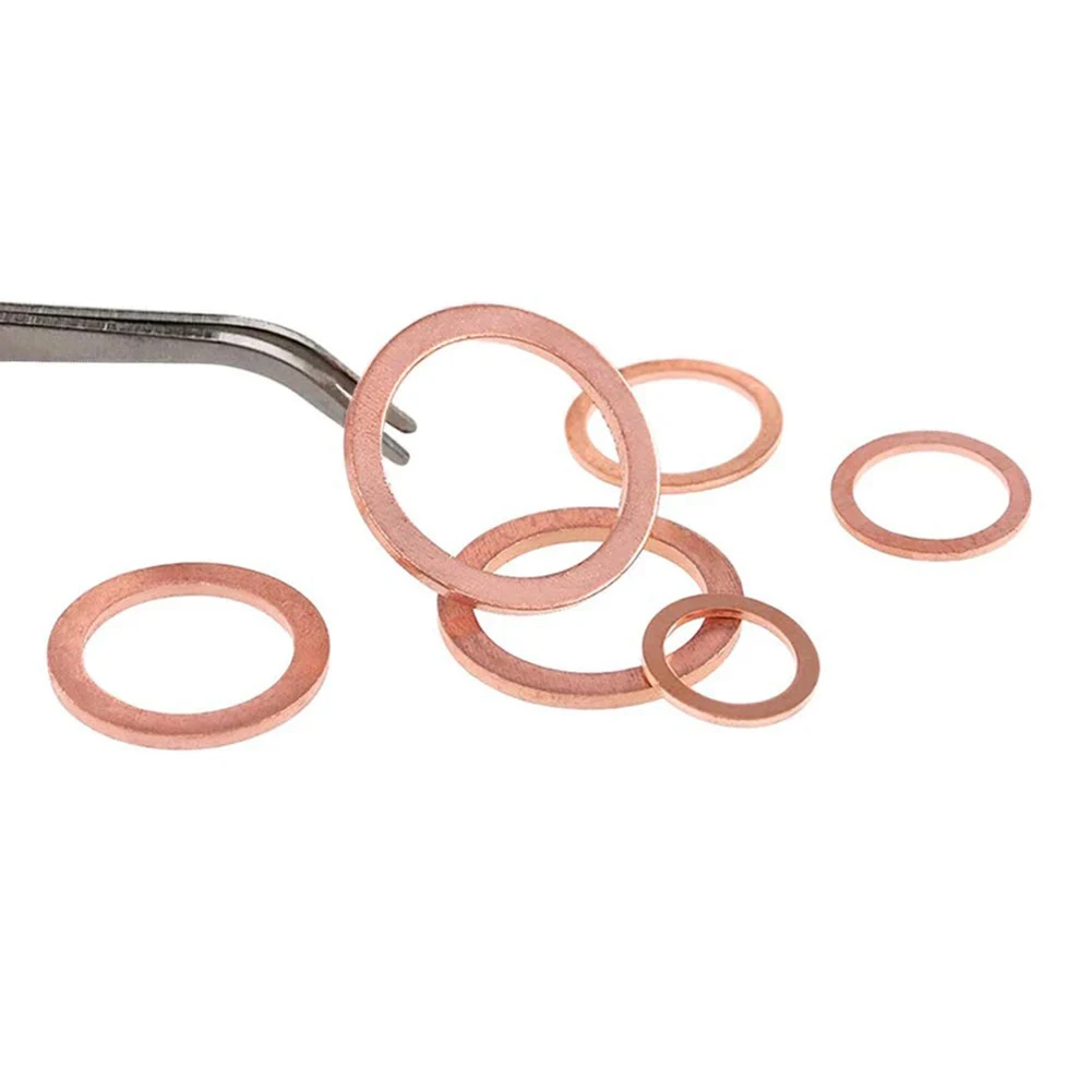 Automotive Repair Copper Gasket Set Pressure Reduction Efficient Engine Performance For Automotive Oil Pan Plugs