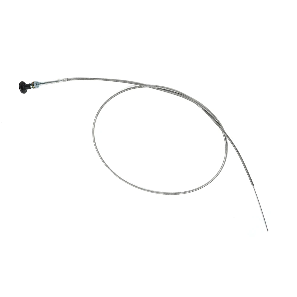 Choke cable 160 cm long with 50 mm gas pull for push pull throttle control designed to improve gas engine performance