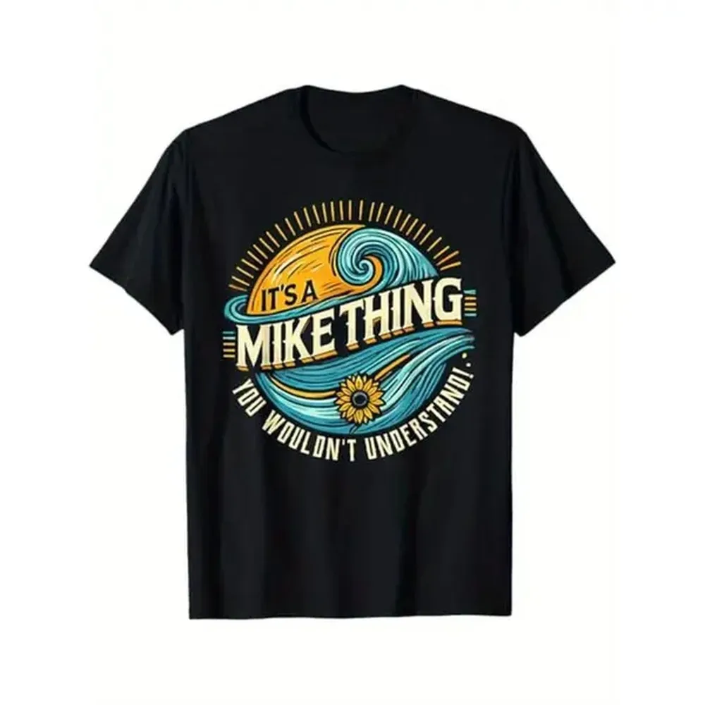[100% Cotton] Comfort Short Sleeve T- Shirt It'S A MIKE Thing, You Wouldn'T Understand! MIKE T-Shirt, , Gift For Mike, S - XXXL, Black Golf Gift T-Shirt For Men And Women