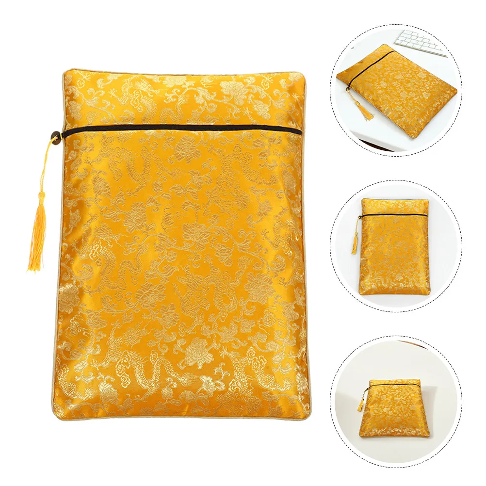 

2Pcs Zipper Bags Bible Book Protector Pouch Holder Travel Organizer Pencil Pouch Stationery Storage