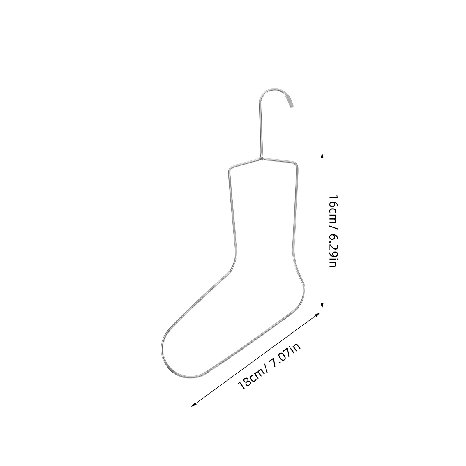 2Pcs Sock Blockers Metal Display Rack Knitting Crochet Drying Shaping Sock Holder Stretchers Knitting Rack